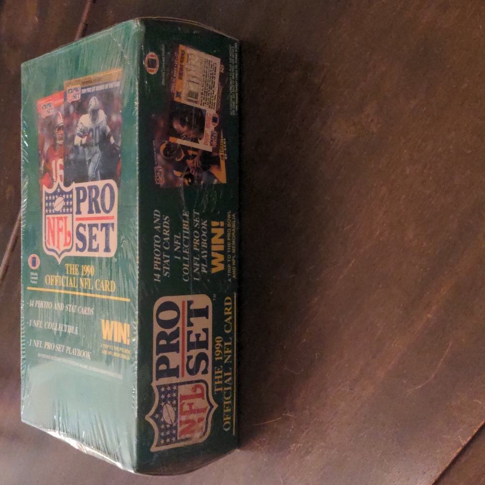 1990 NFL Pro Set Football Box - Picture 4 of 7